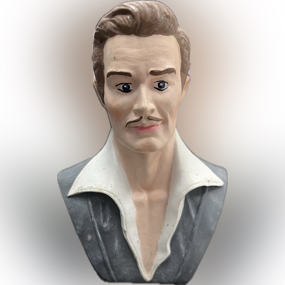 Vintage 1983 Clark Gable Bust by Provincial Models – Hollywood Icon